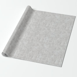 Papel De Presente Casamento com Linho Falso Cinza