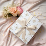 Papel De Presente Casamento Crystalline<br><div class="desc">Celebre o Dia de Casamento com o meu sofisticado papel de embrulho! Ideal por expressar amor e afeto, acrescenta um toque sincero ao dia especial do casal feliz. Junte-se ao romance e embrulhe seu presente com sentimento genuíno. Faça seu gesto gentil e generoso, criando uma apresentação elegantemente elegante que marca...</div>
