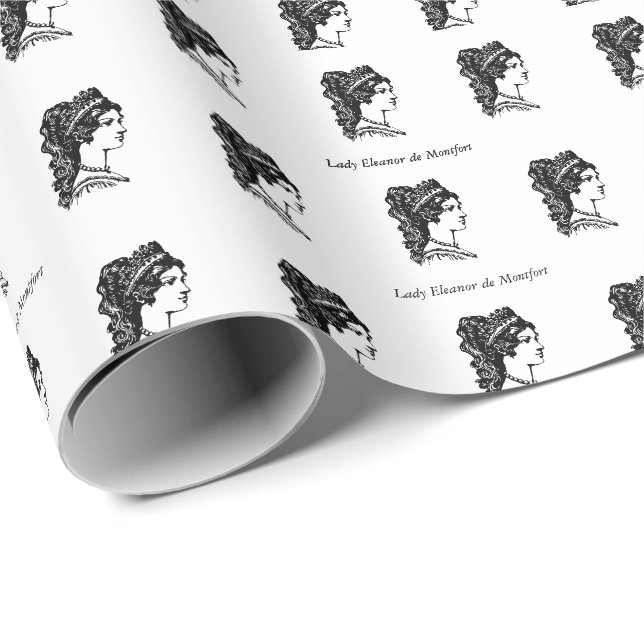 Papel De Presente Casamento de Fantasia Medieval Lady Eleanor (Ponta do rolo)