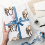 Papel De Presente Casamento de Fazendas de Cavalos<br><div class="desc">Casamento com Fazenda de Cavalo</div>
