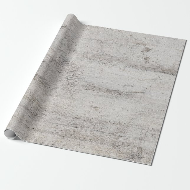 Papel De Presente Casamento de textura de madeira de Cinzas com idad (Desenrolado)