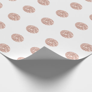 Papel De Presente Casamento Dourado de noivas brilhando nas bolinhas
