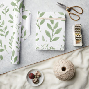 Papel De Presente Casamento no Jardim Rústico Campo de Golfe Botânic