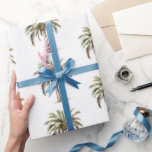 Papel De Presente Casamento Tropical de Aloha Beach Coconuts Palm Tr<br><div class="desc">Chá de panela de casamento Tropical Aloha Beach Coconuts Palm Trees</div>