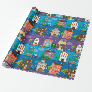Papel De Presente Casas Bonitas