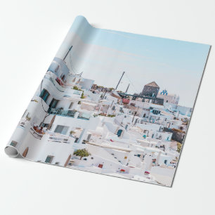 Papel De Presente Casas de concreto branco sob céu azul à noite