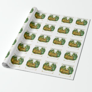 Papel De Presente Casas Engraçadas de DnD e Humanos para Gameres de
