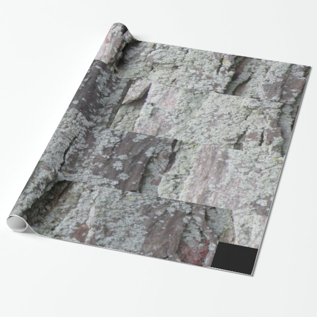 Papel De Presente Casca de Árvore (Desenrolado)