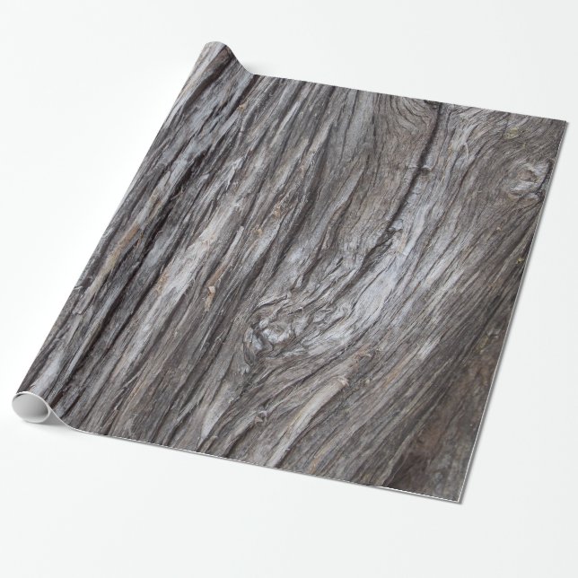Papel De Presente Casca de Árvore (Desenrolado)