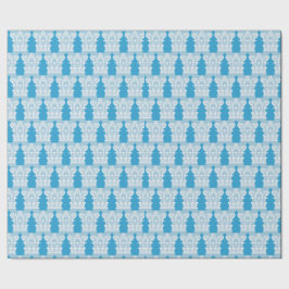 Papel De Presente Casgewood-azul-Corinthian