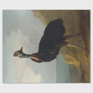 Papel De Presente Cassowary (Ave Australiana) (Arte Animal Selvagem)