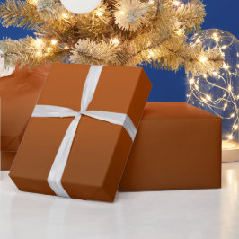 Papel De Presente Castanho para Fade Laranja