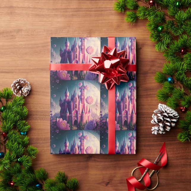 Papel De Presente Castelo de Doce Um (Presente de Natal)