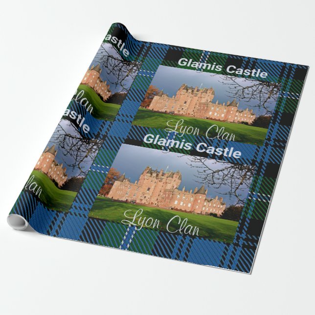 Papel De Presente Castelo de Glamis - Lion Family Home, Scottish Tar (Desenrolado)