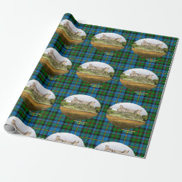 Papel De Presente Castelo Dunvegan escocês & MacLeod Clan Tartan