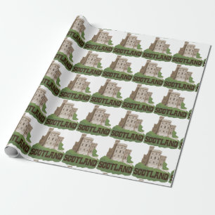 Papel De Presente Castelo Scotland