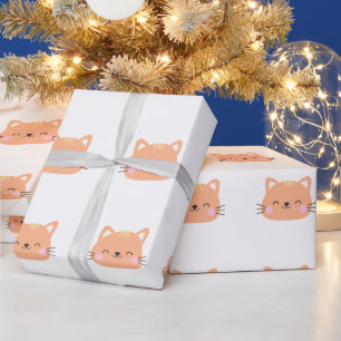 Papel De Presente Cat Birthday Kids Art