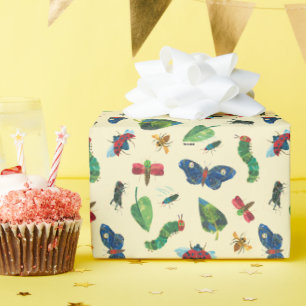 Papel De Presente Caterpillar com fome seja teste padrão amável