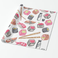Causa na moda bonito e Chopsticks do sushi da