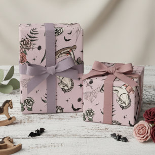 Papel De Presente Cavalo Bótamo, Bebê, Rosa-Rosa-Rosa, Esbranquiçado