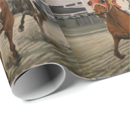 Papel De Presente Cavalo de raça pura ganha clássico
