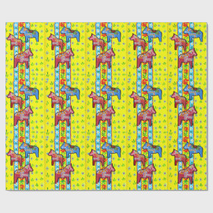 Papel De Presente Cavalos de Dala