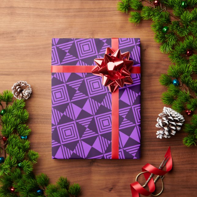 Papel De Presente Celebração Chic Inicial Cute Aniversário (Presente de Natal)