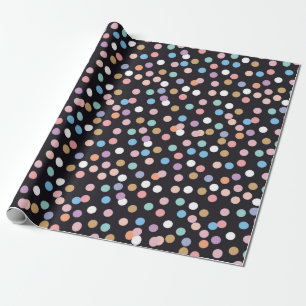 Papel De Presente Celebração confetti padrão sem falhas, fundo w
