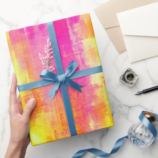 Papel De Presente Celebração Contemporânea Única Nascimento clássico (Presentear)