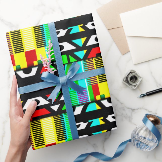 Papel De Presente Celebração de Kwanzaa (Presentear)