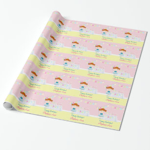 Papel De Presente Celebração do Cupcake Ballerina