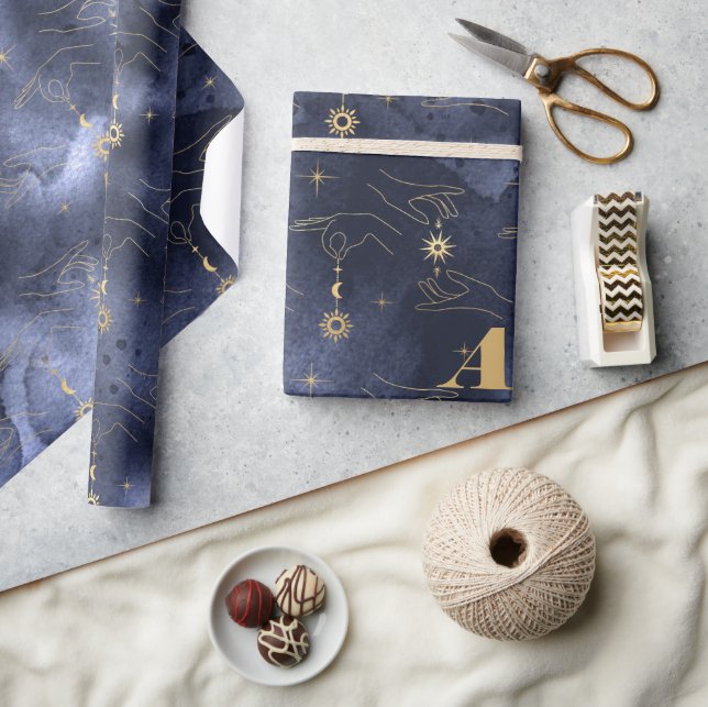 Papel De Presente Celebrações celestiais Tarot Card Mão Astrologer (Artesanato)