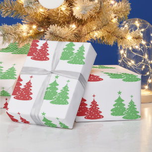 Papel De Presente Celebrações da Árvore de Natal