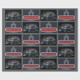 Papel De Presente Celeiro de Carros Antigos