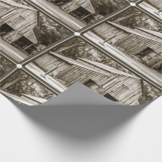 Papel De Presente Celeiro velho (Ponta)