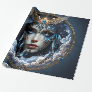 Papel De Presente Celestia – Guardiã do Céu Infinito. 