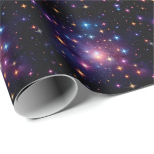 Papel De Presente Celestial Noir