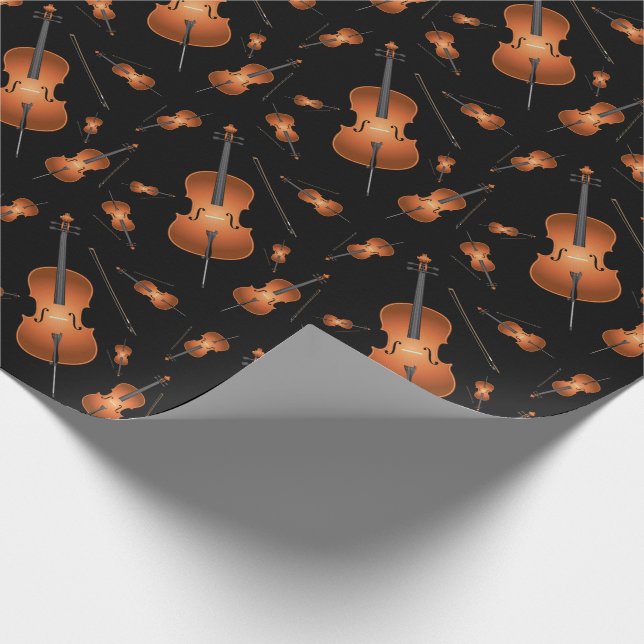 Papel De Presente Cello Musical Music Teacher String Orchestra (Ponta)