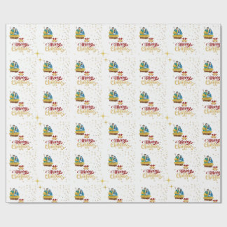 Papel de Presente Cena de Natal Natividade