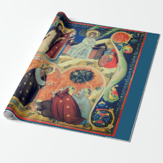 PAPEL DE PRESENTE CENA DE NATIVIDADE TRADICIONAL DE PAPEL DE EMBALAG