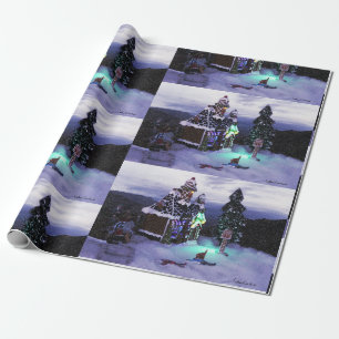 Papel De Presente Cena de neve do Winter Wonderland 2020