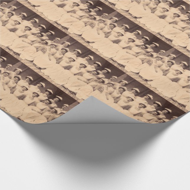 Papel De Presente cerca de 1914 formandos da escola de enfermagem (Ponta)