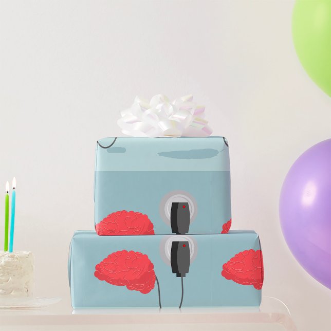 Papel De Presente Cérebro elétrico (Criador carregado)