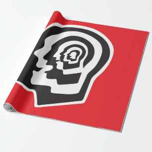 Papel De Presente Cérebro humano, emoções, psicologia - abstrato