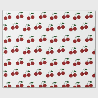Papel De Presente cerejas