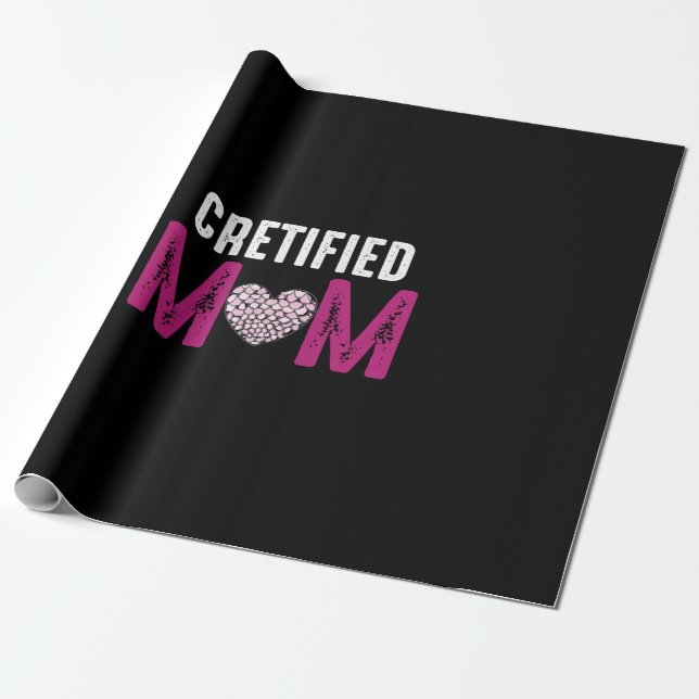Papel De Presente certified mom (Desenrolado)