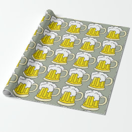 Papel De Presente Cerveja Lovers Engraçado Beer Mug