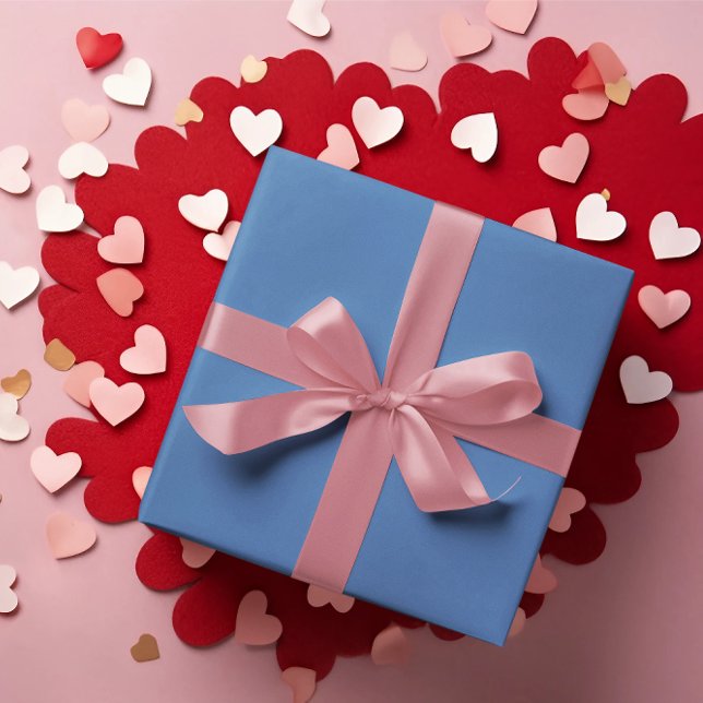 Papel De Presente Céu legal - Papel de enrolamento azul (Criador carregado)