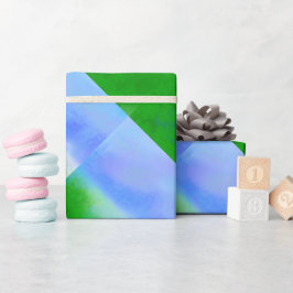 PAPEL DE PRESENTE CÉU MODERNO AZUL