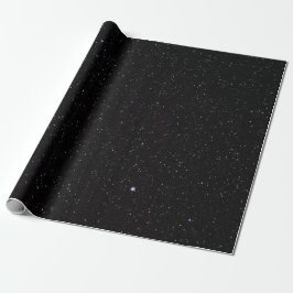 Papel De Presente Céu noturno com estrelas